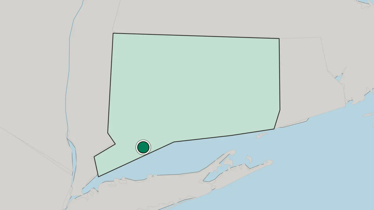 Map of Bridgeport in United States