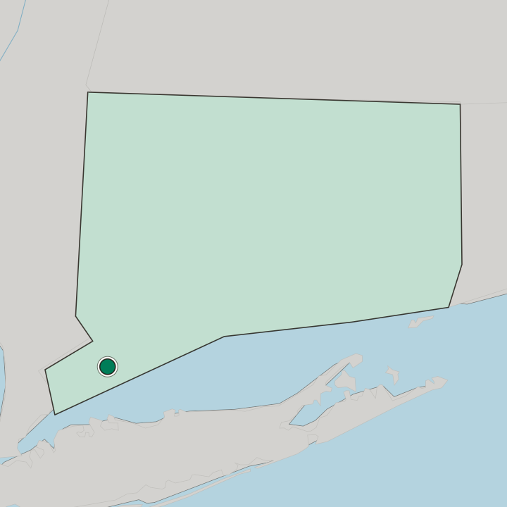 Map showing Norwalk — In Connecticut