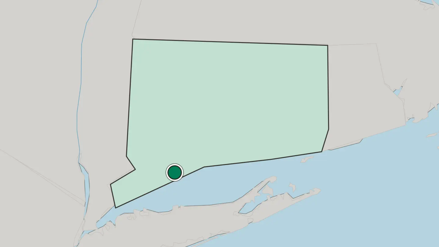 Map of Stratford in United States