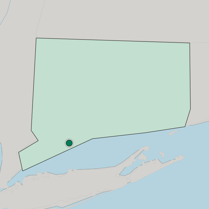 Map showing Stratford — In Connecticut