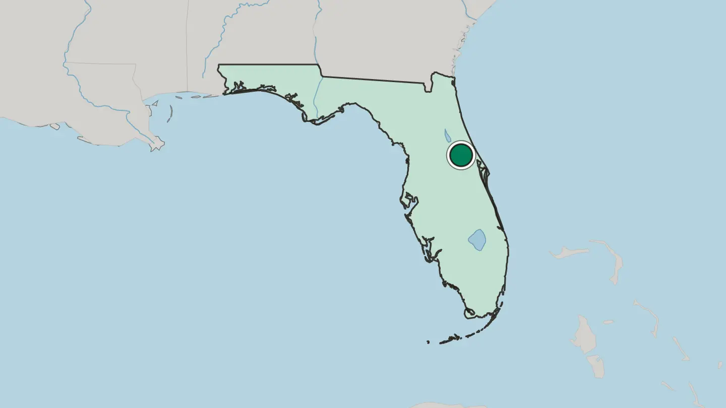 Map of Deltona in United States