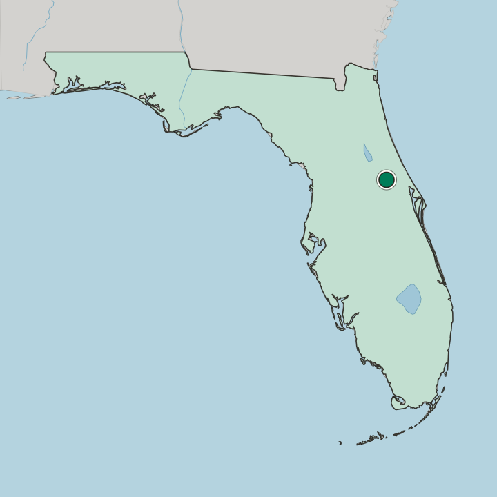 Map showing Deltona — In Florida