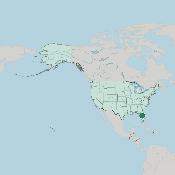 Map showing Orlando — In United States