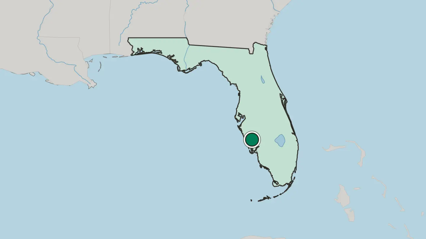 Map of Port Charlotte in United States