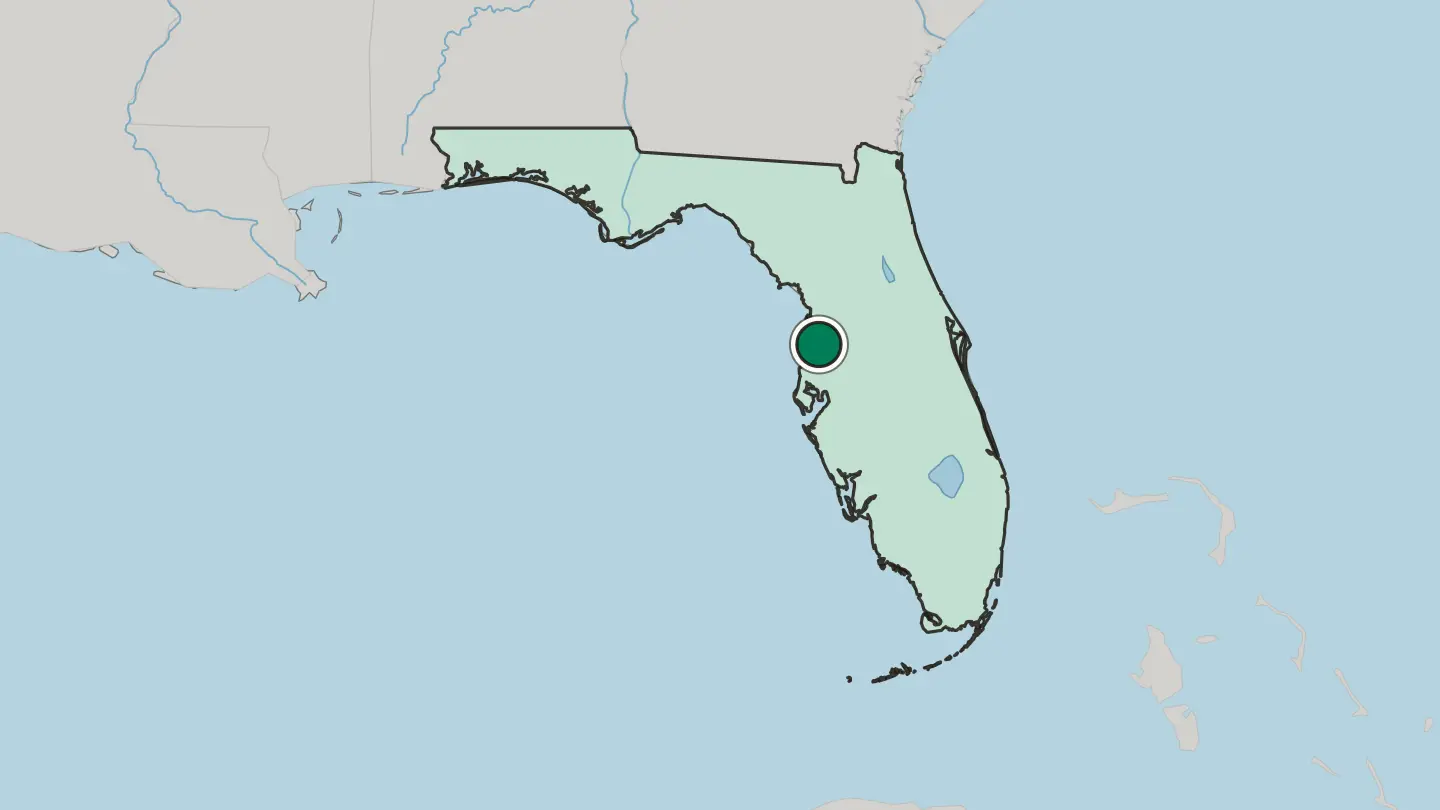 Map of Spring Hill in United States