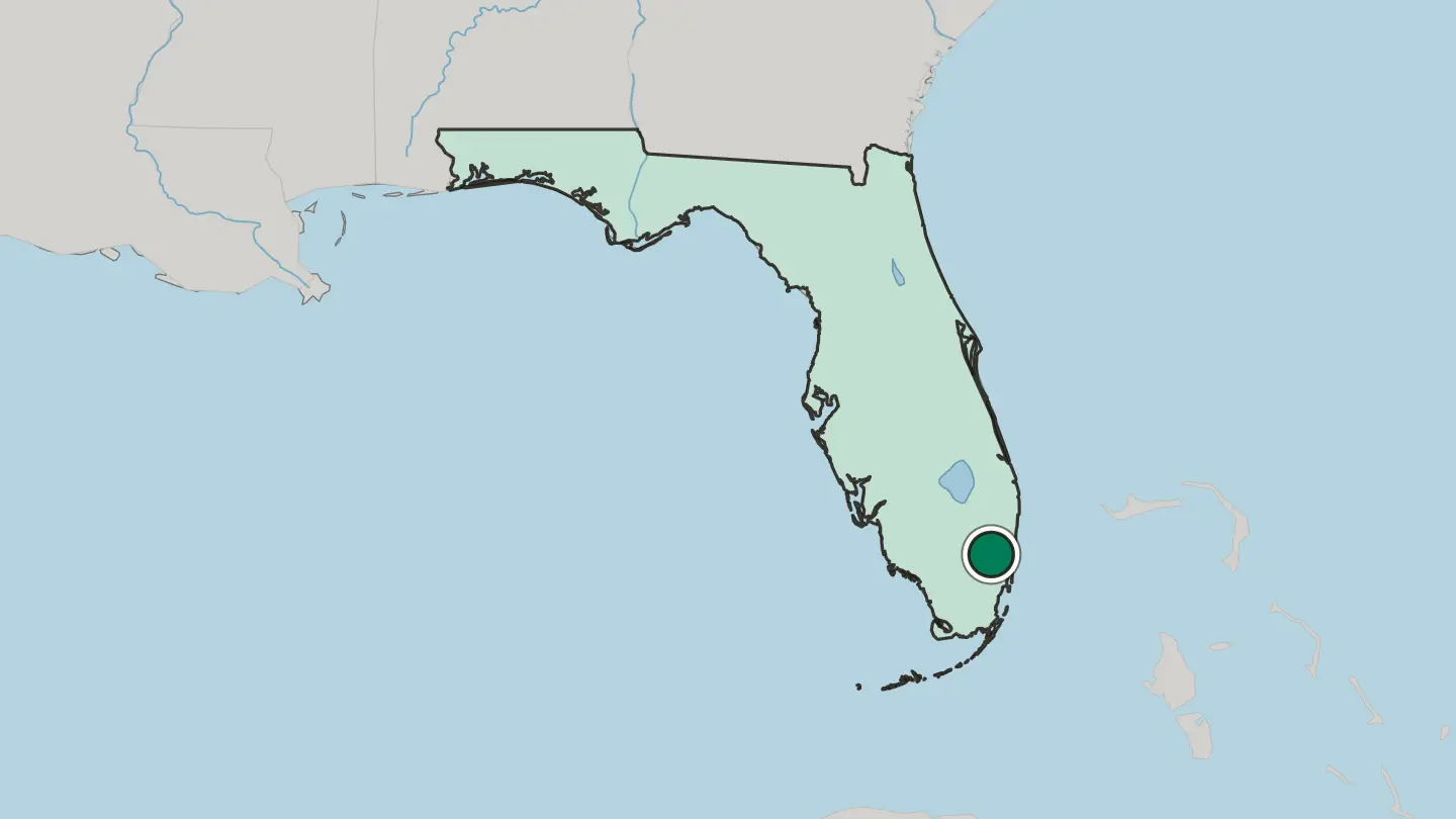 Map of Weston in United States
