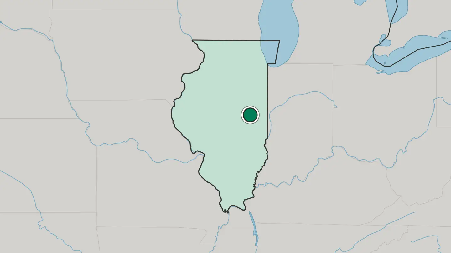 Map of Champaign in United States