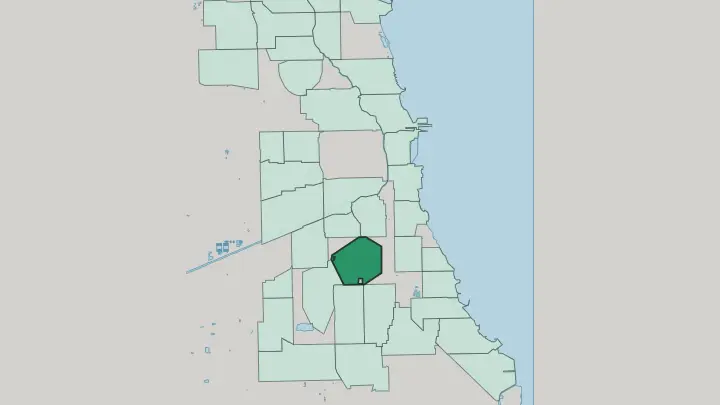 Map of New City in Chicago
