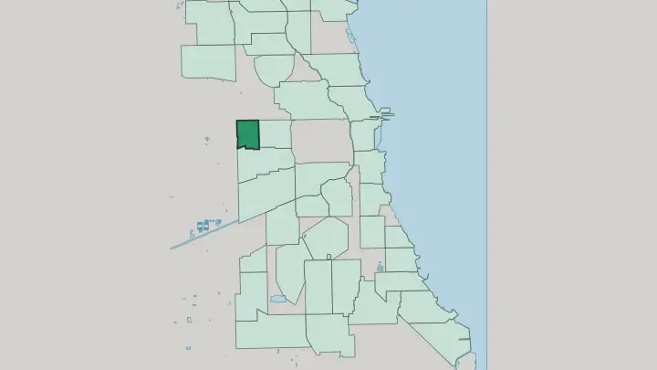 Map of West Garfield Park in Chicago