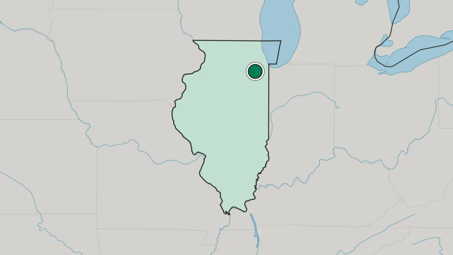 Map of Joliet in United States