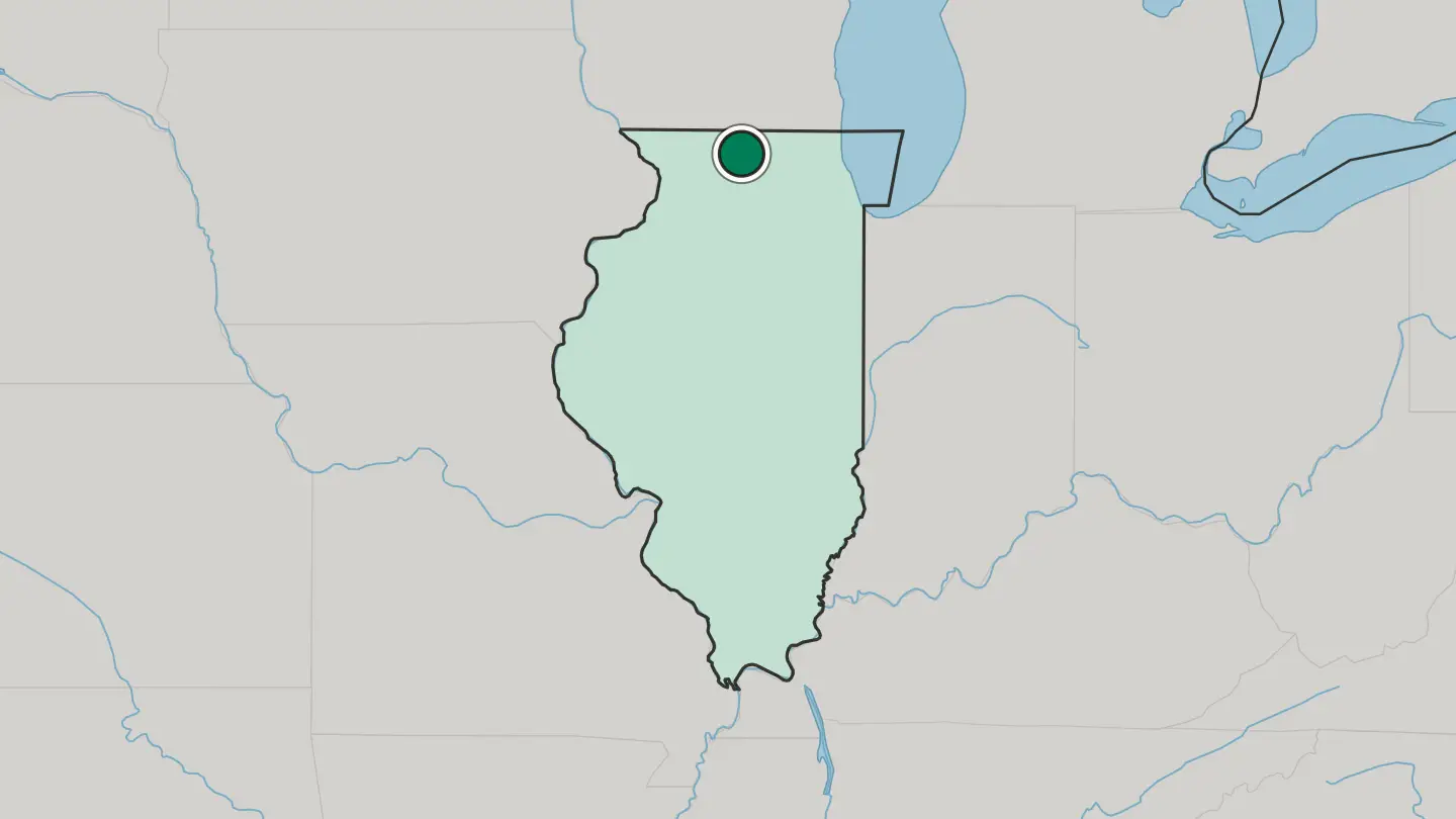 Map of Rockford in United States