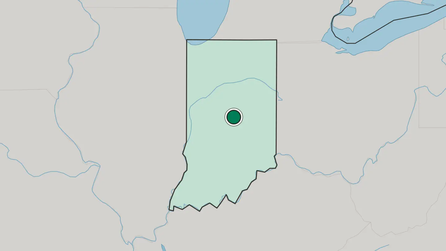 Map of Carmel in United States