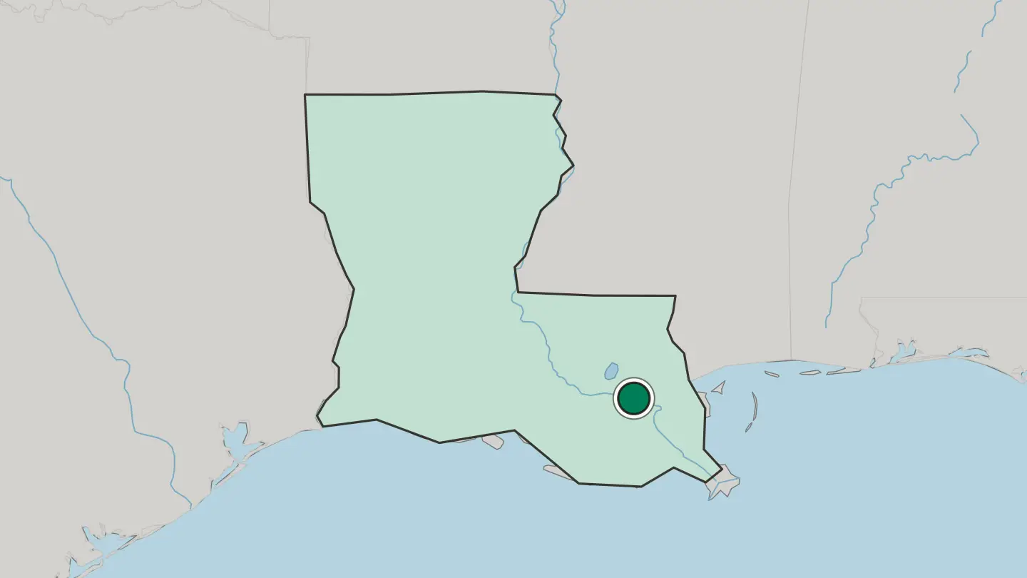 Map of Kenner in United States