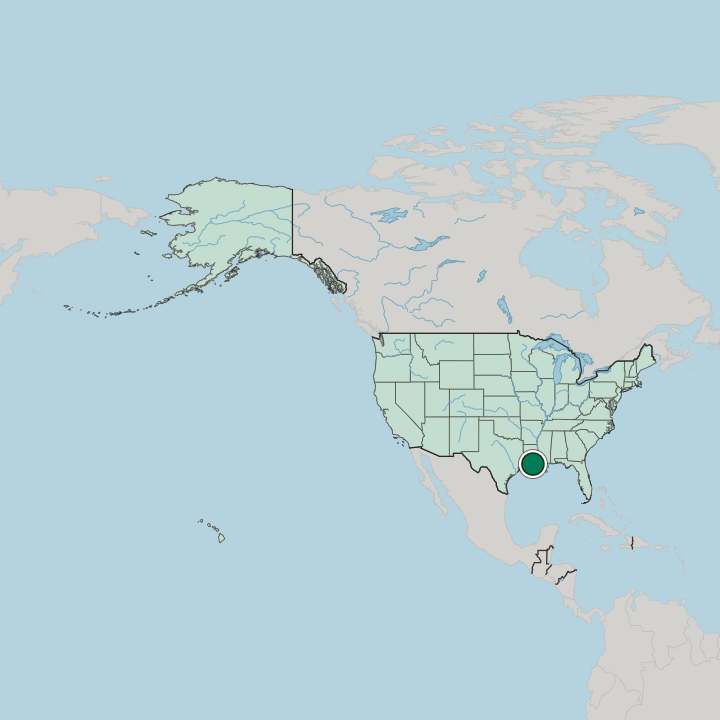 Map showing Lafayette — In United States
