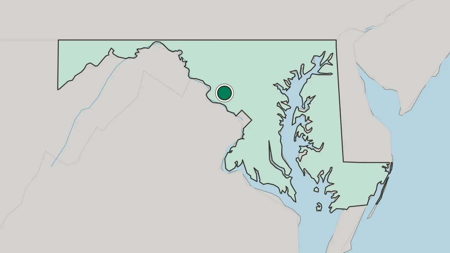 Map of Germantown in United States