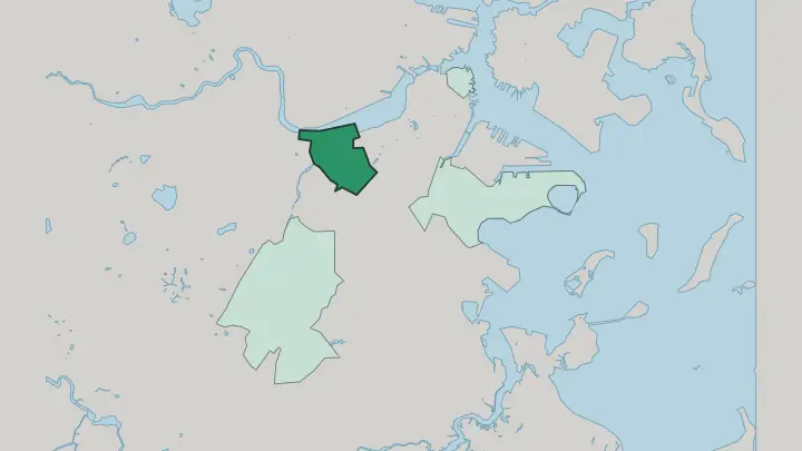 Map of Fenway/Kenmore in Boston