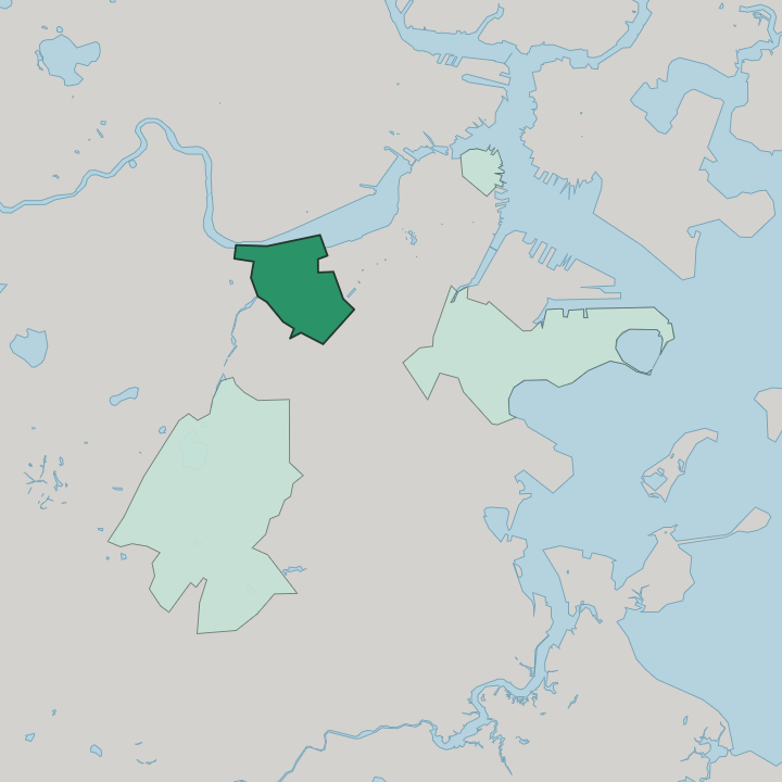 Map showing Fenway/Kenmore — In Boston