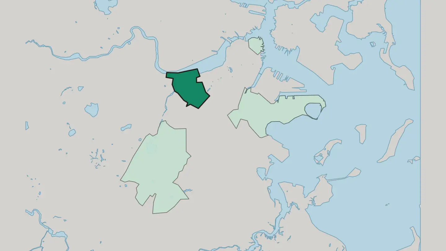 Map of Fenway/Kenmore in Boston