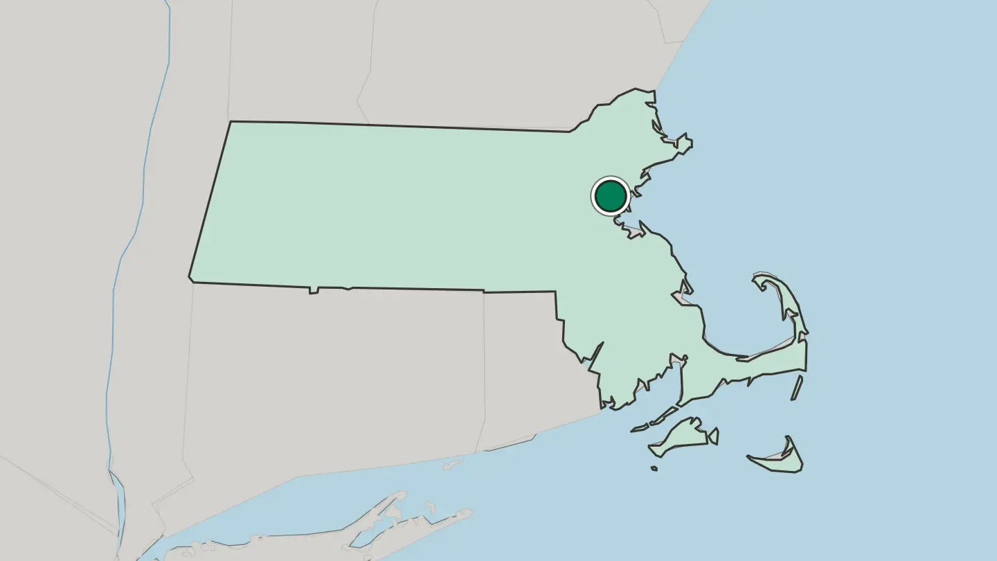 Map of Malden in United States