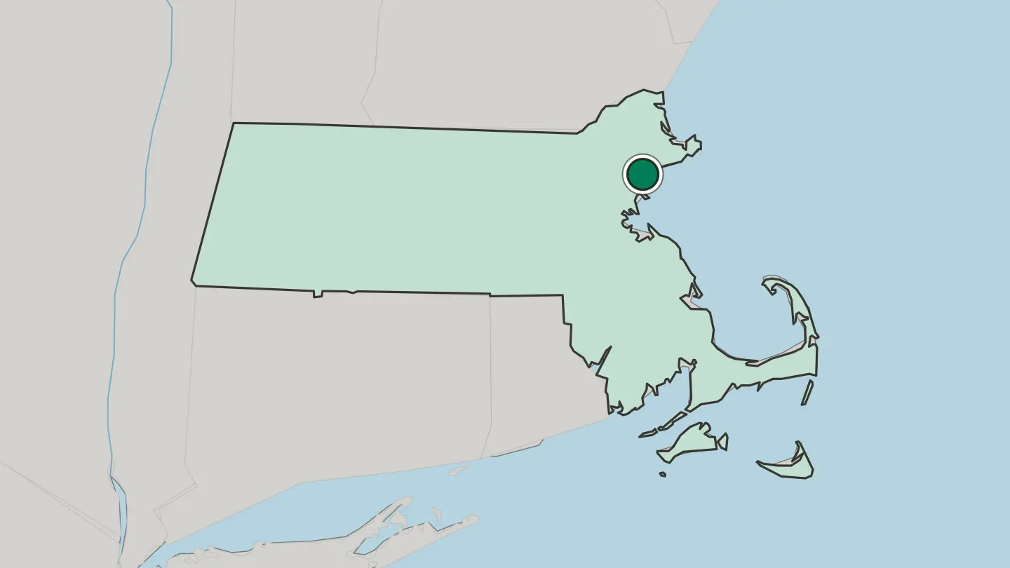 Map of Peabody in United States
