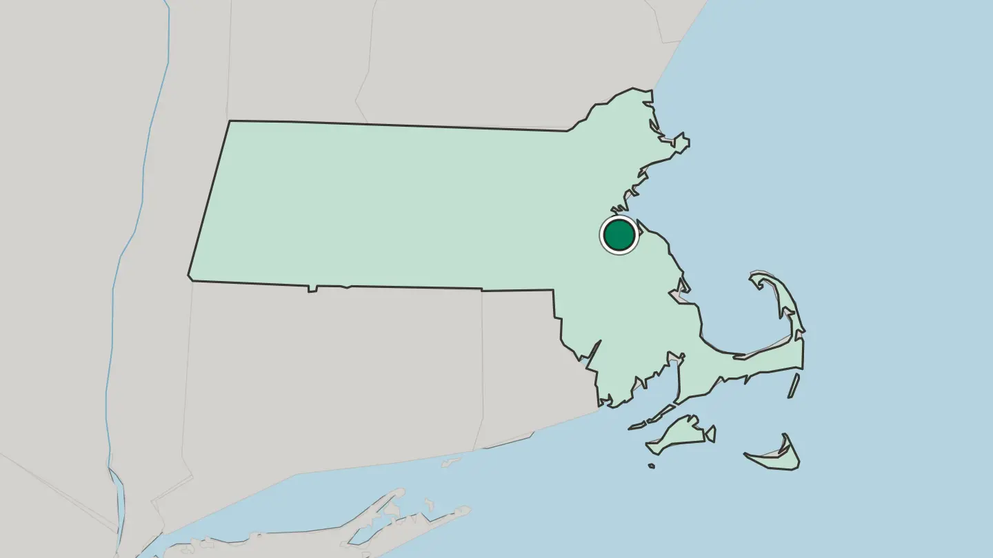 Map of Quincy in United States