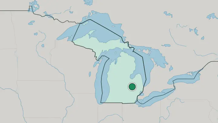 Map of Flint in United States