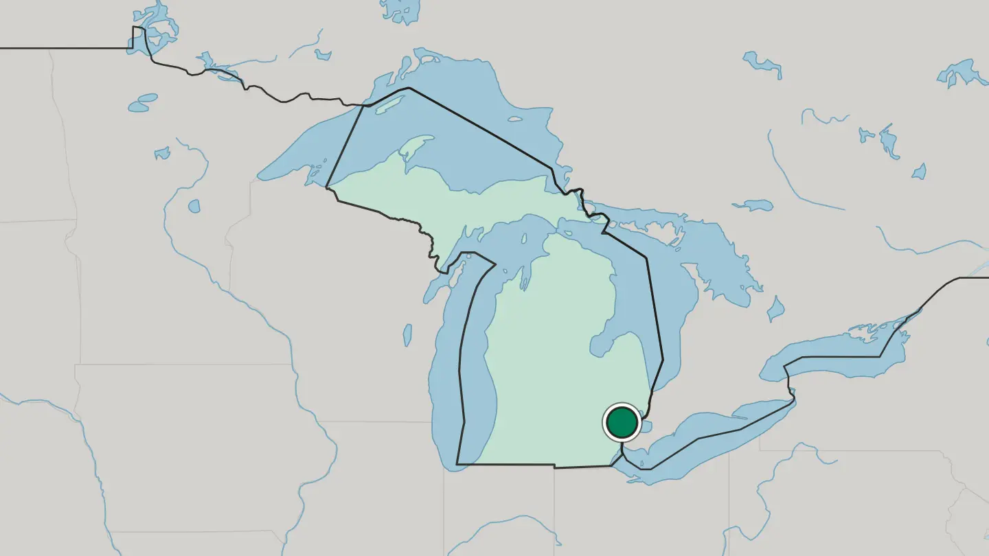 Map of Royal Oak in United States