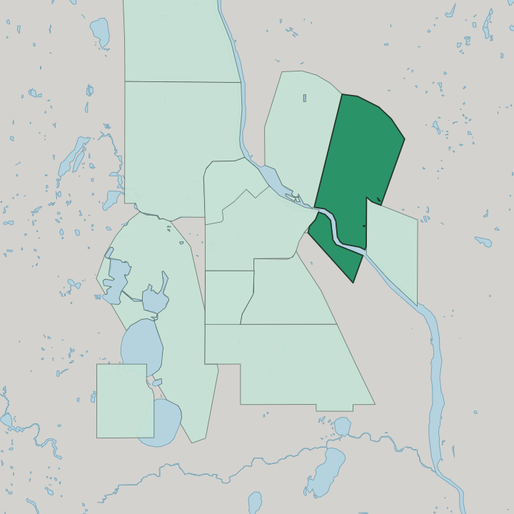 Map showing Dinkytown — In Minneapolis