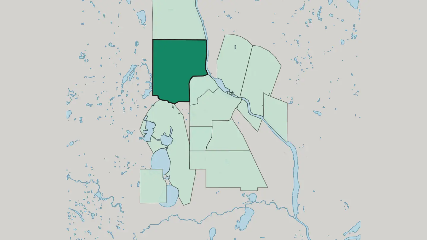 Map of Near North in Minneapolis