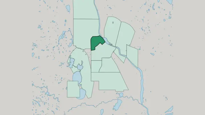 Map of North Loop in Minneapolis