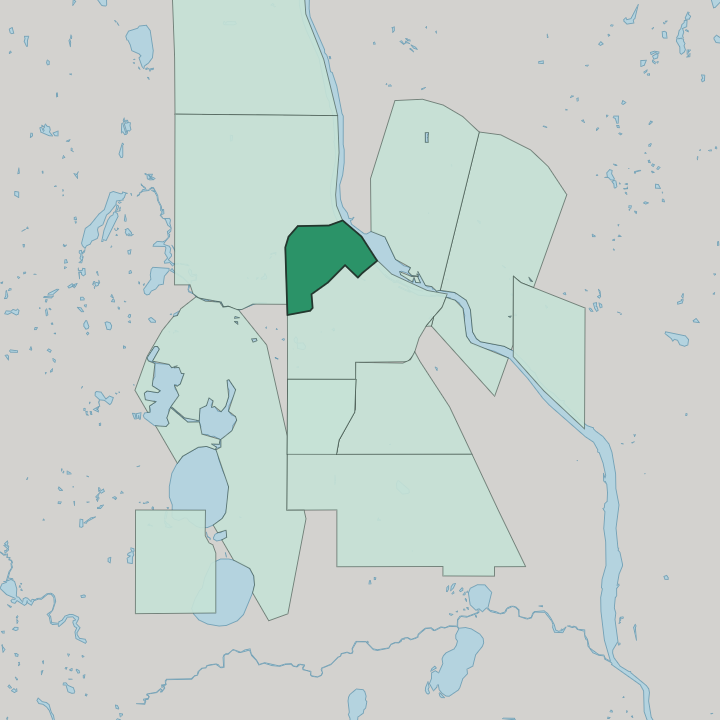 Map showing North Loop — In Minneapolis