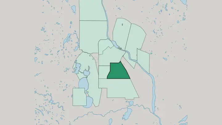 Map of Phillips in Minneapolis