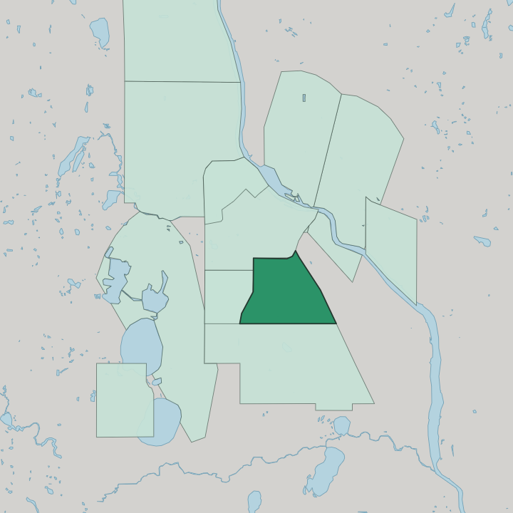Map showing Phillips — In Minneapolis