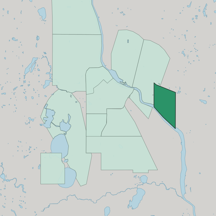 Map showing Prospect Park — In Minneapolis