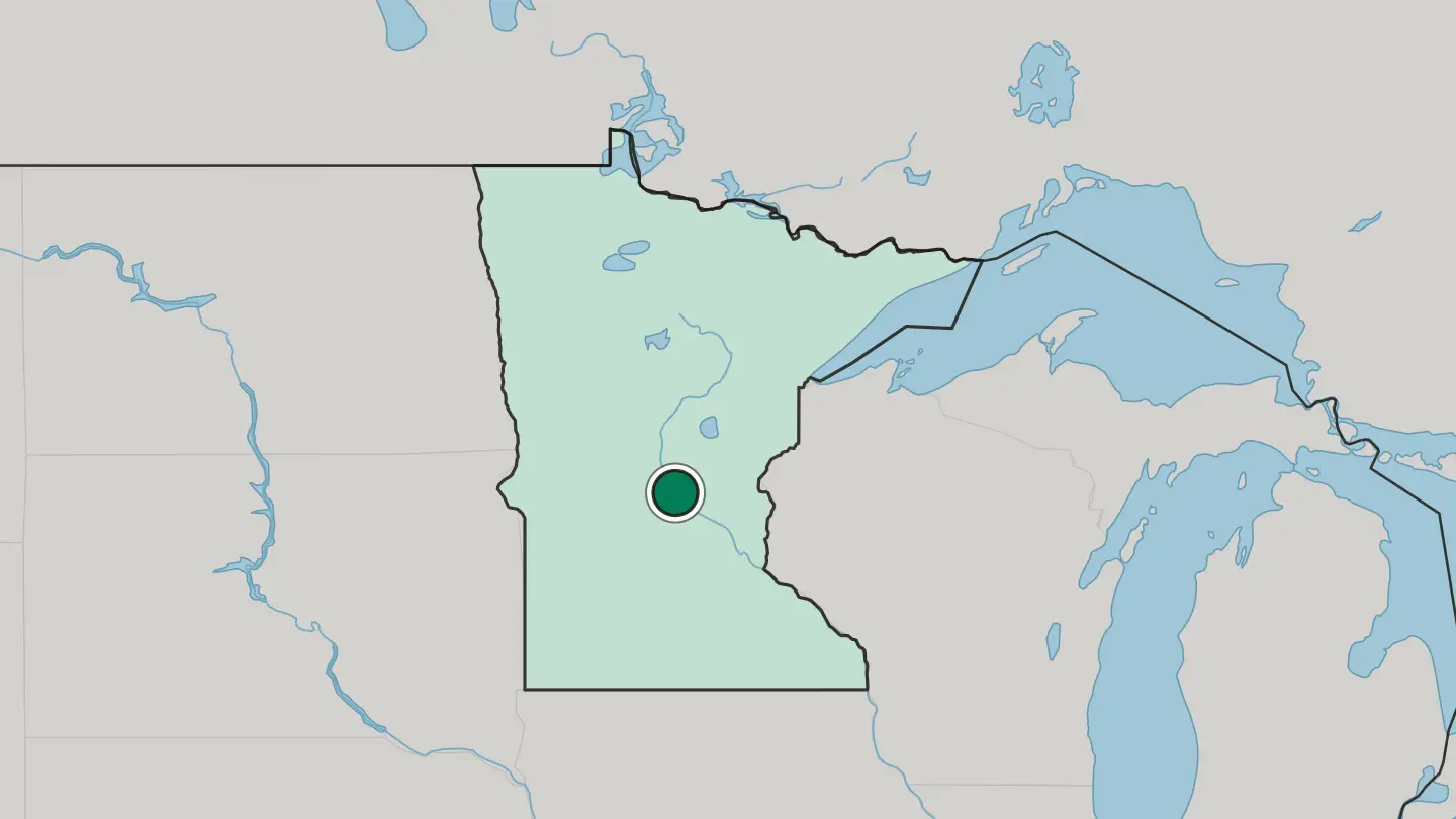 Map of Saint Cloud in United States