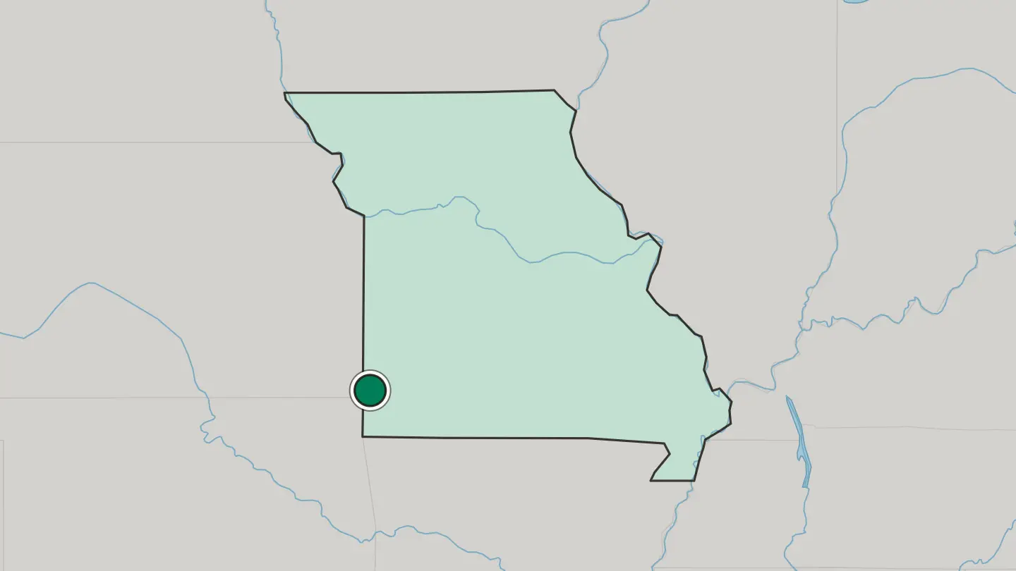 Map of Joplin in United States