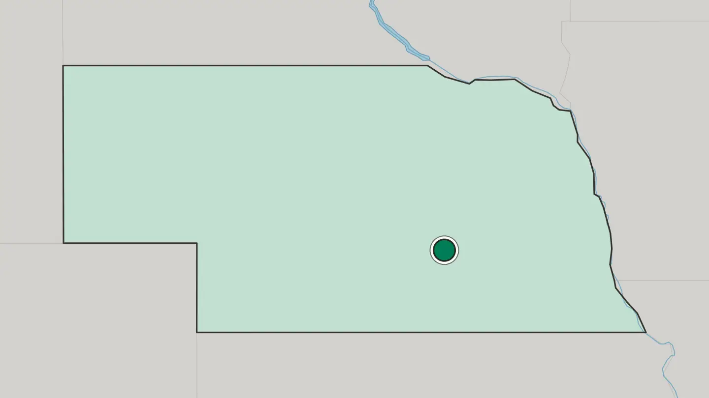 Map of Grand Island in United States