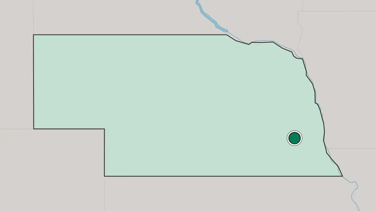 Map of Lincoln in United States