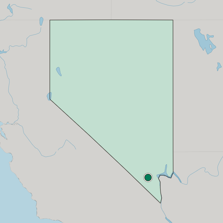 Map showing Enterprise — In Nevada