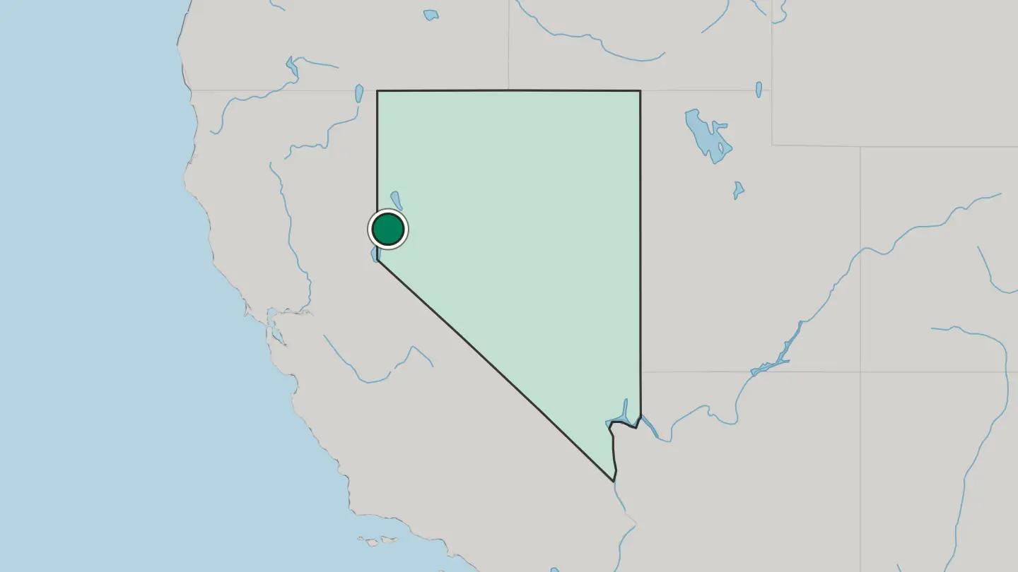 Map of Sparks in United States