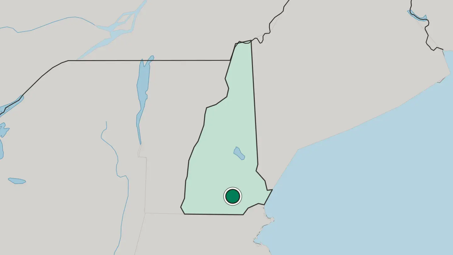 Map of Manchester in United States
