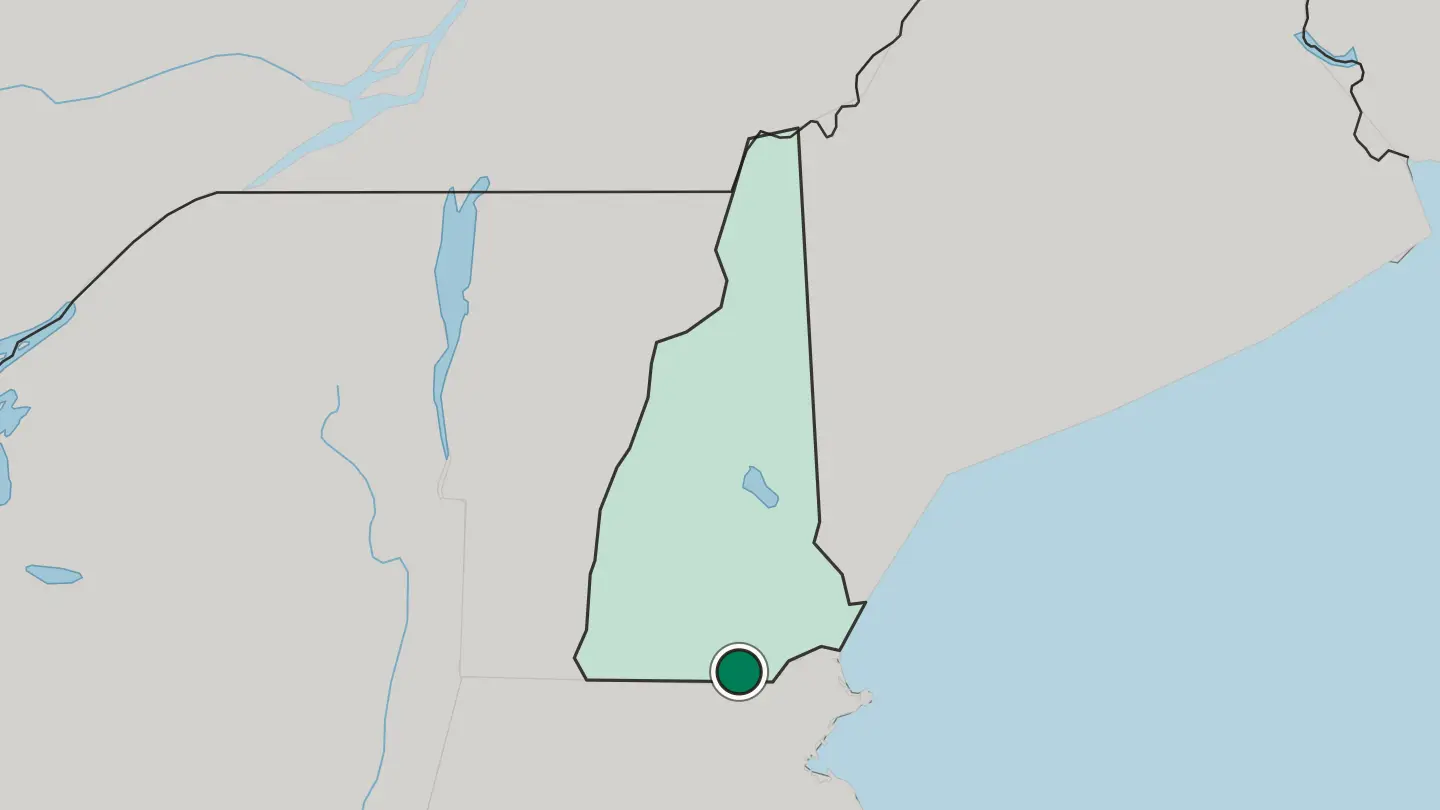 Map of Nashua in United States