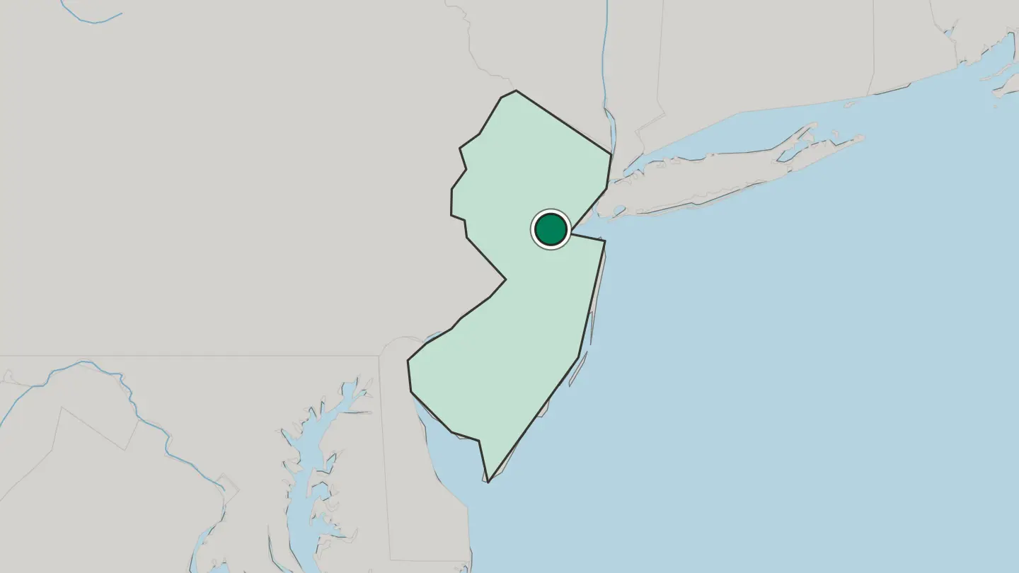 Map of Piscataway in United States