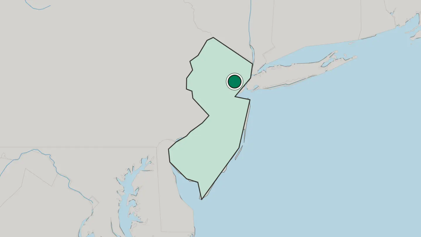 Map of Union in United States