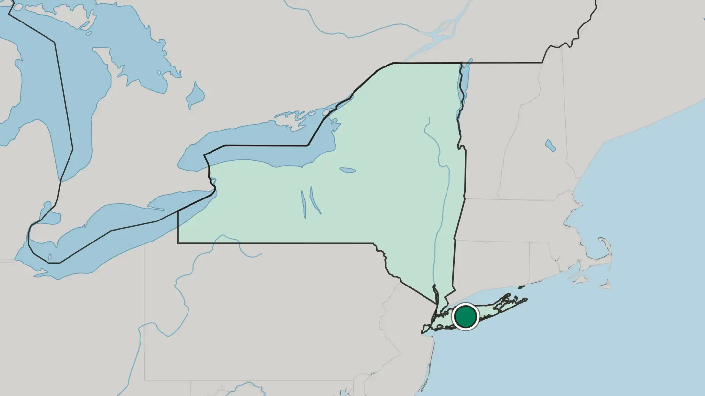 Map of Brentwood in United States