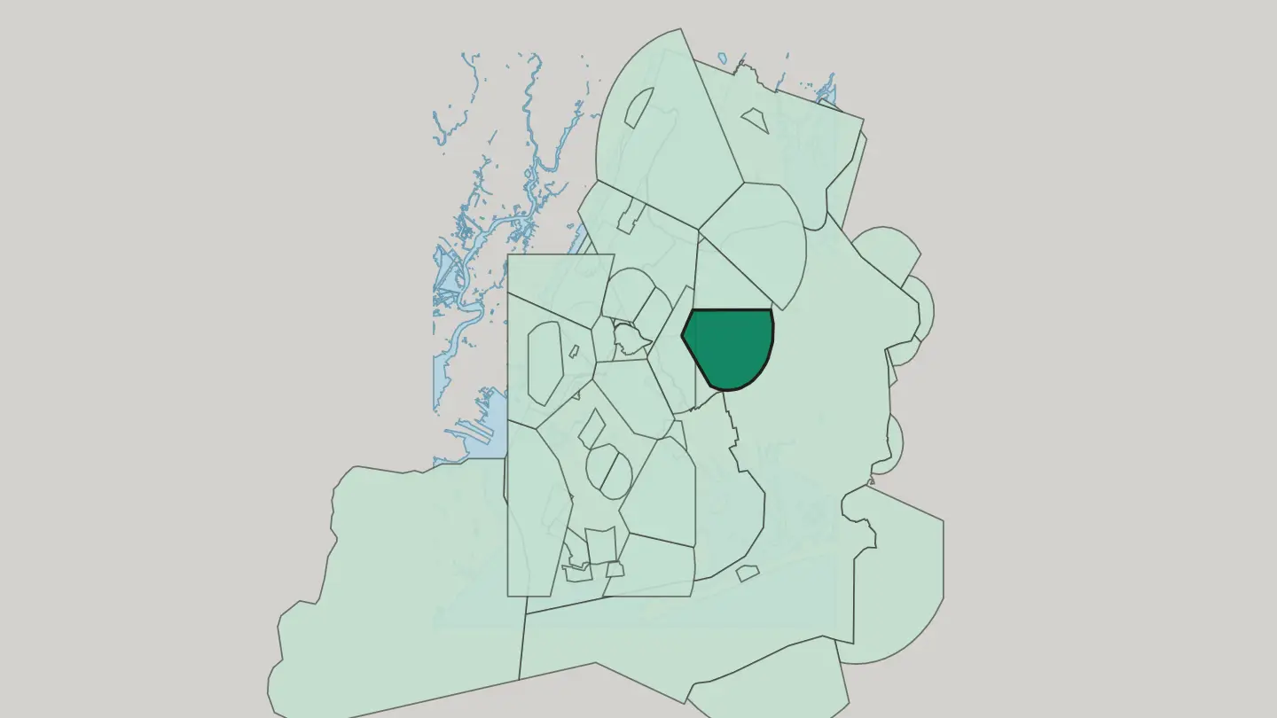 Map of Corona in New York City