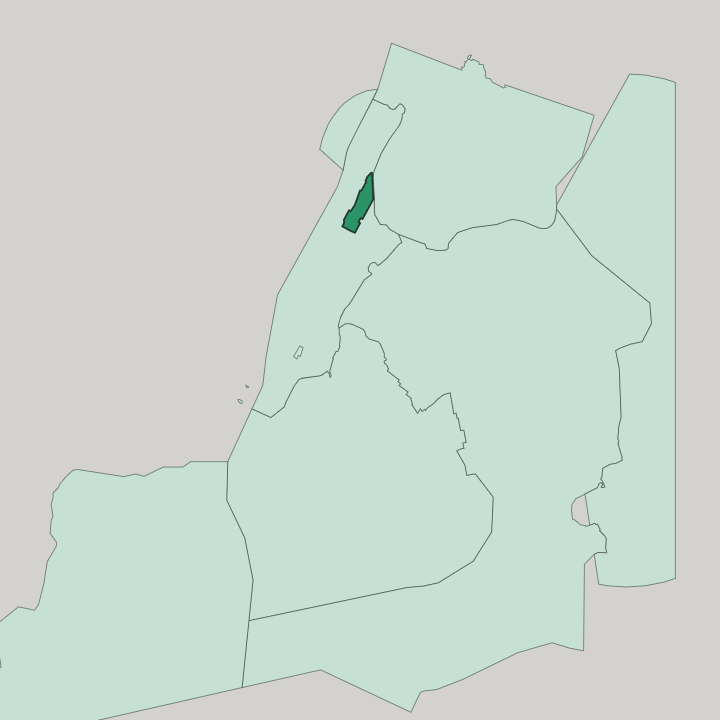 Map showing Harlem — In New York City