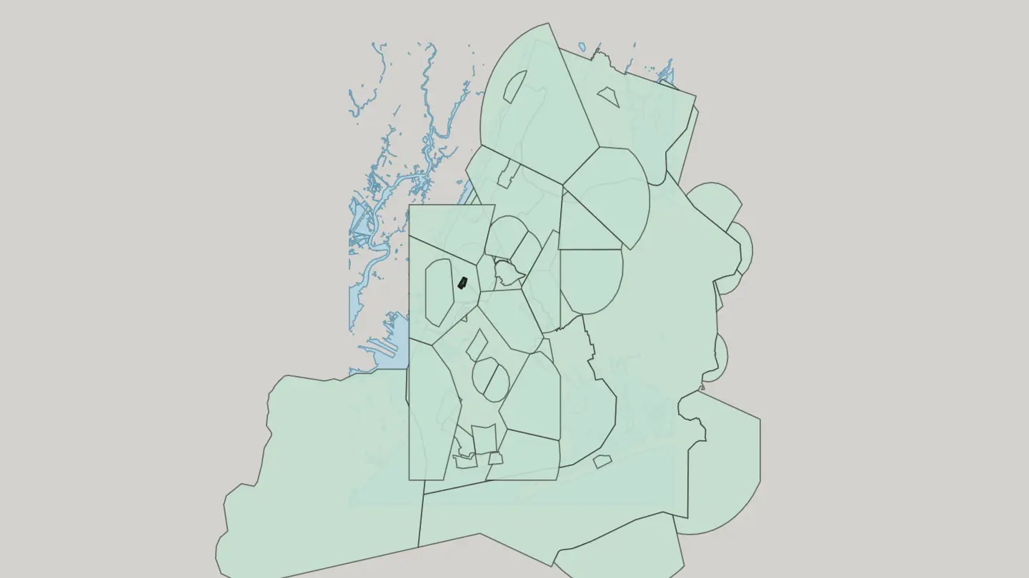 Map of Little Italy in New York City