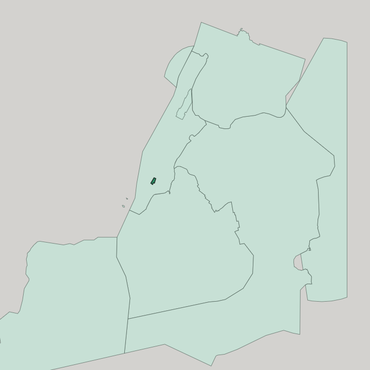 Map showing Little Italy — In New York City