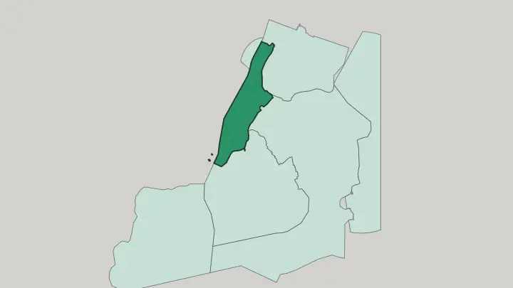 Map of Manhattan in New York City